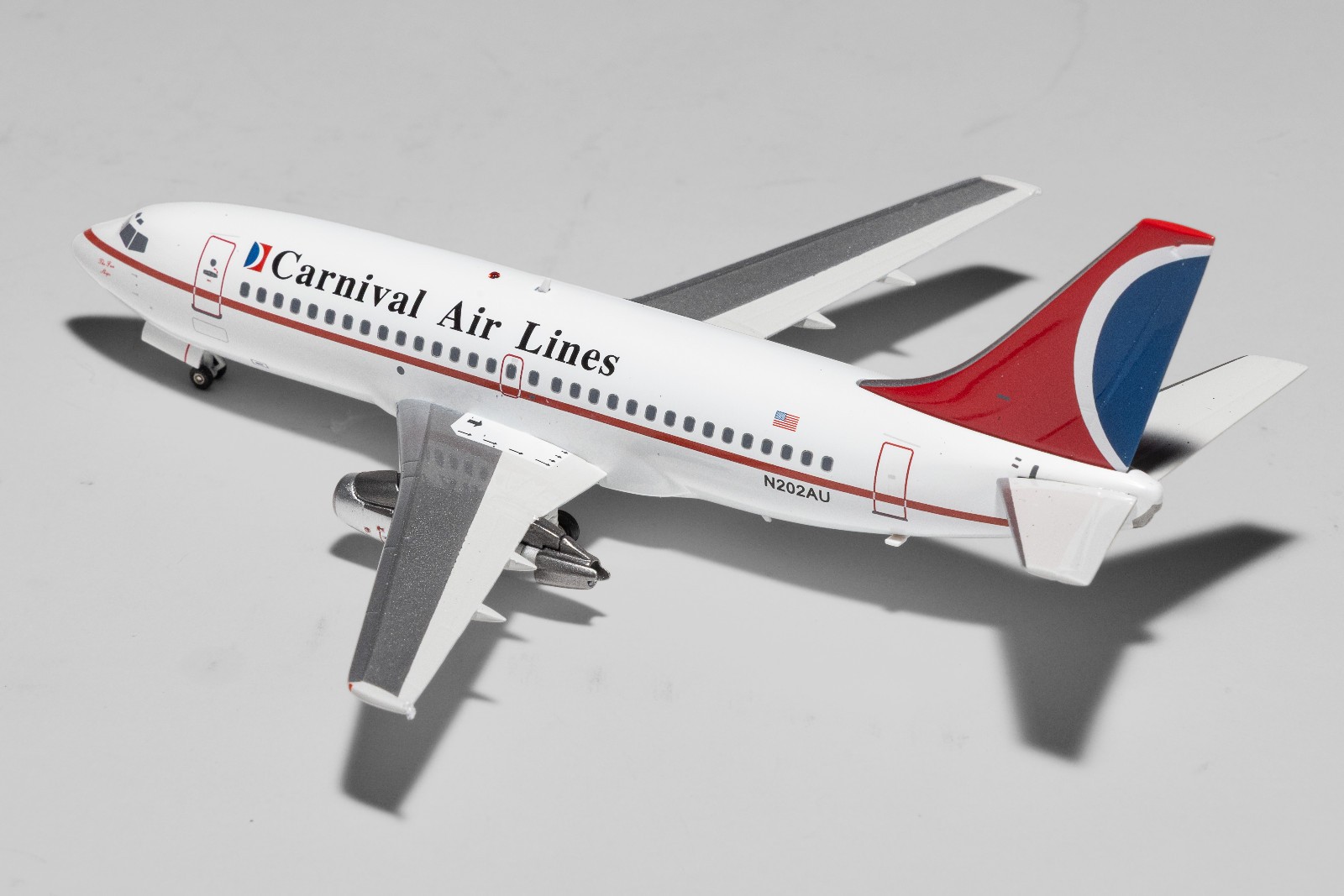 InFlight200 Carnival Air Lines 737-200 N202AU – IF732KW1124 – NEW – LOW PRICE!!!