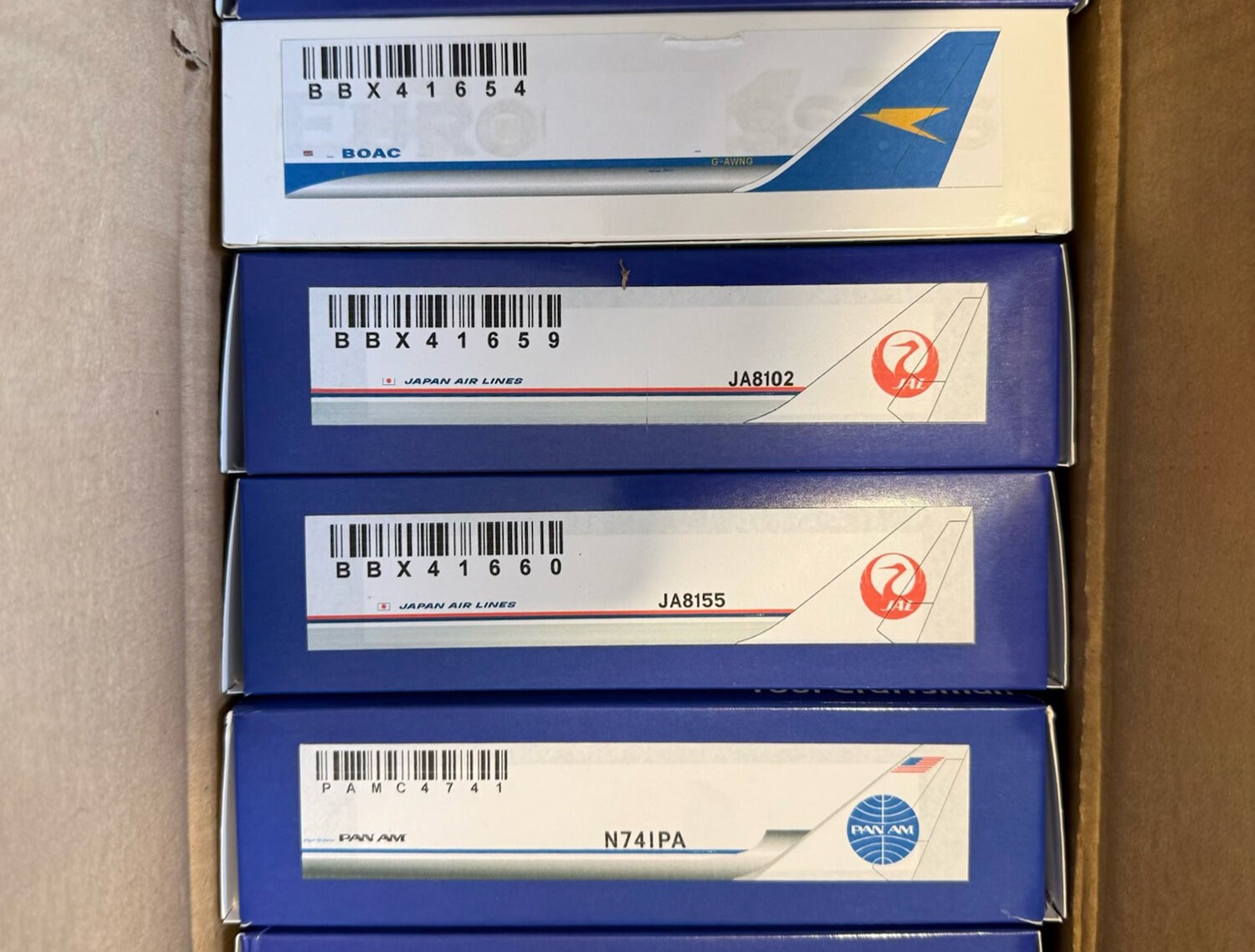 AeroClassics JAL B747-200B JA8155 1:400 RARE
