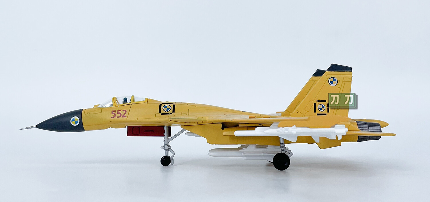 1:100 21CM AVIC China J-15 Fighter Plane Diecast Military Aircraft Model