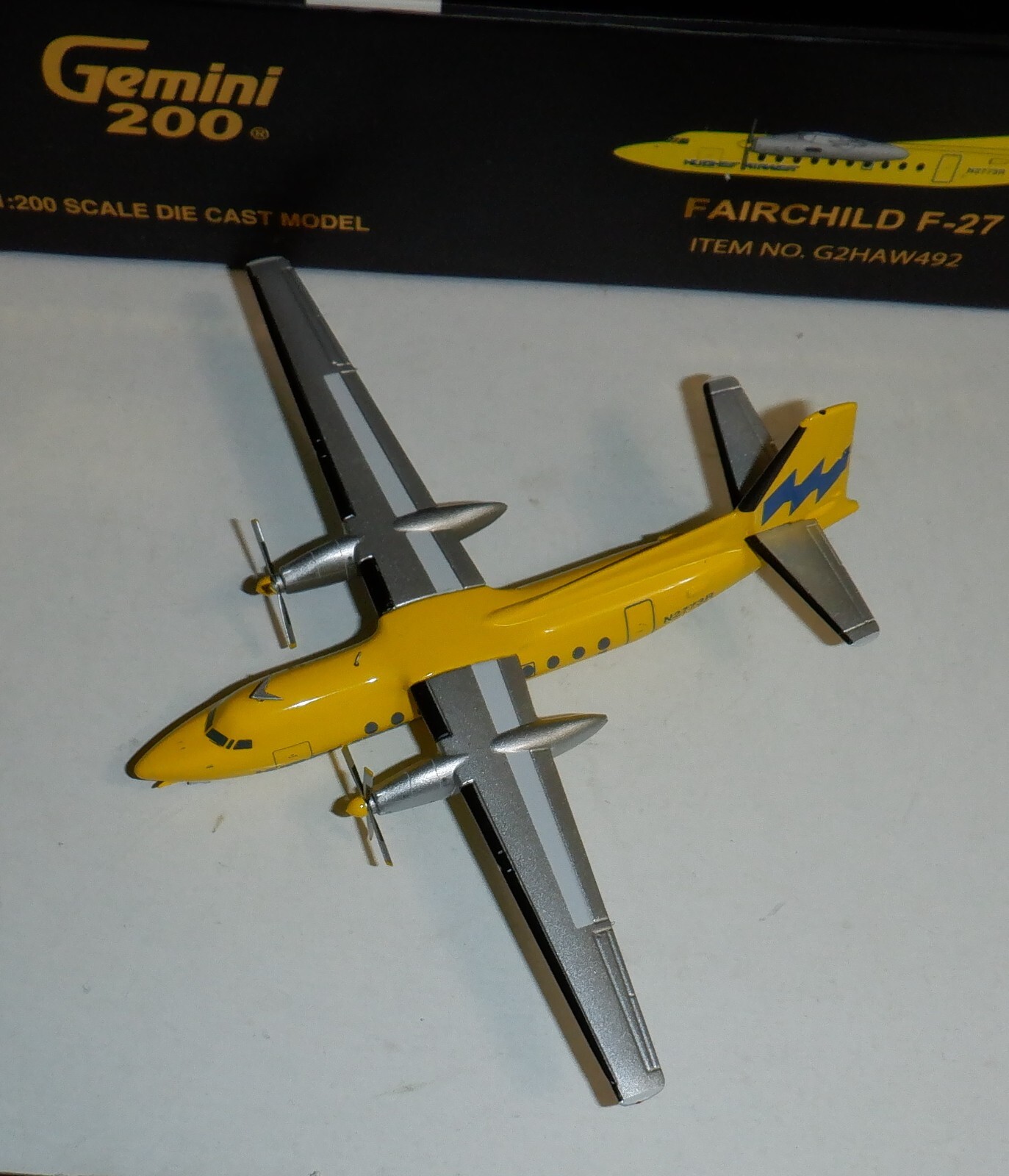 Gemini 200 1:200 Hughes Airwest Airlines Fairchild F-27 N2773R – G2HAW492