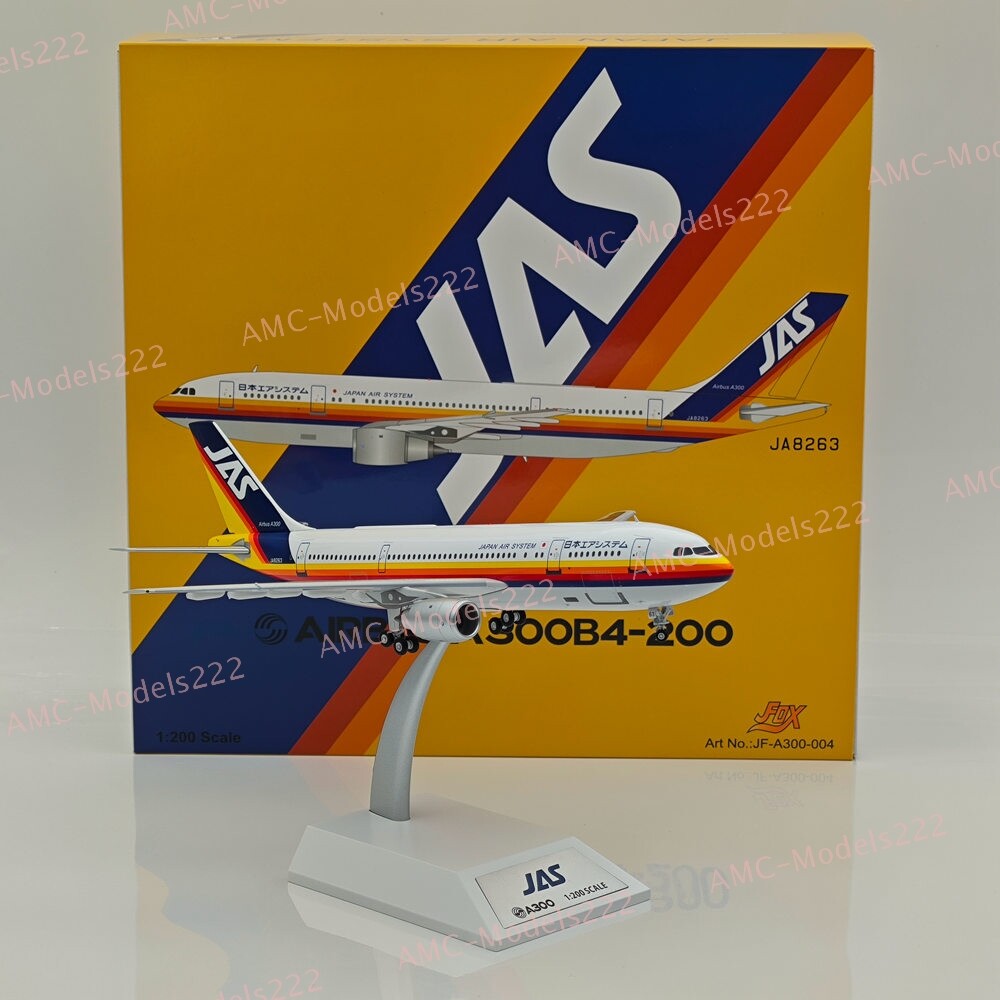 1:200 / Airbus A300B4 / Japan Air System / JA8263 WITH STAND – JFOX JF-A300-004