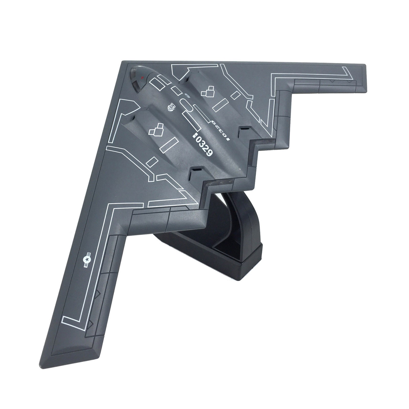 1/200 USAF B-2 Stealth Strategic Bomber Alloy Model Military Aircraft Decoration