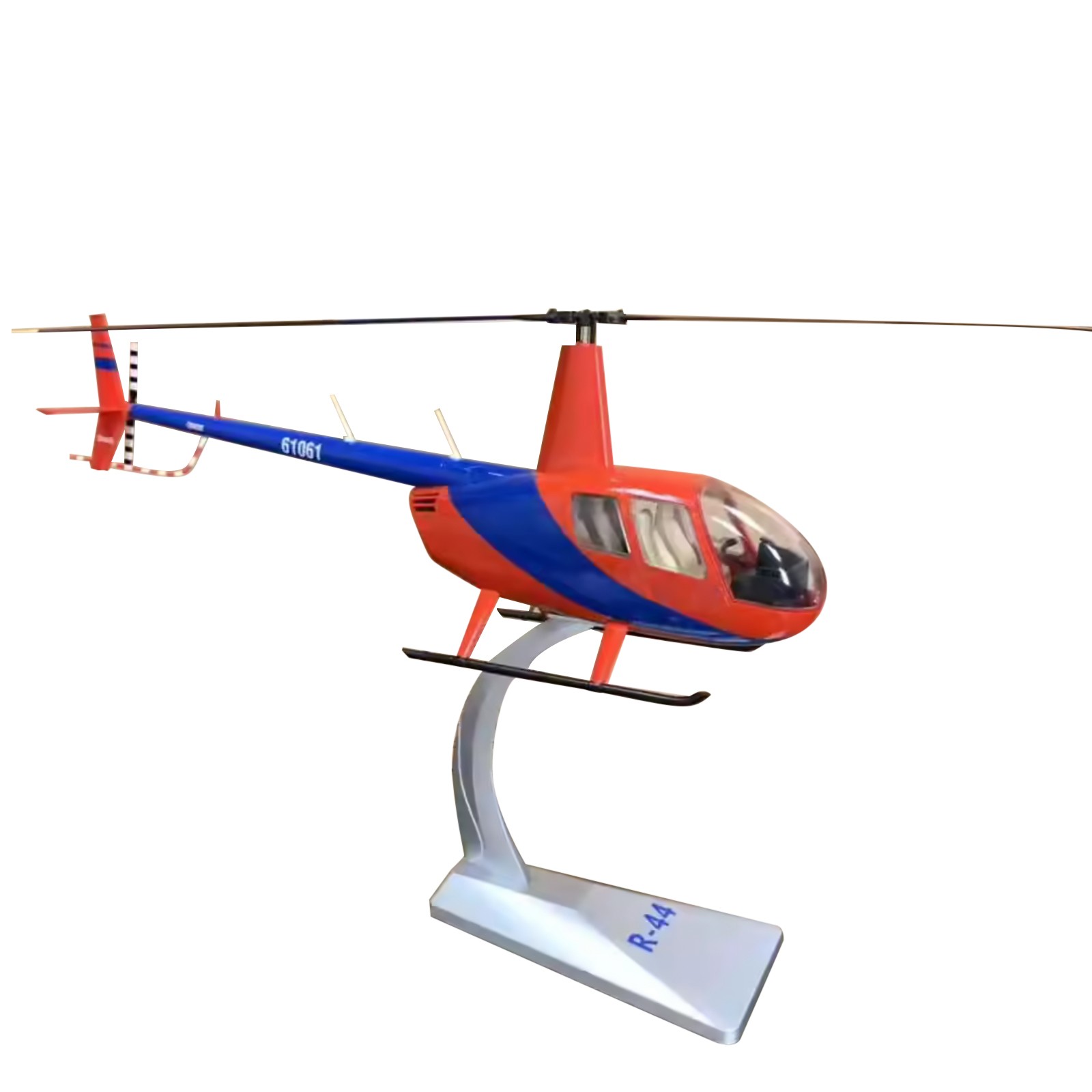 37cm Diecast Alloy 1/32 Scale R44 Raven Helicopter Aircraft Model Toy Gifts