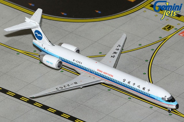 GJCBF2347 GeminiJets MD-90-30 1/400 Model B-2253 China Northern Airlines