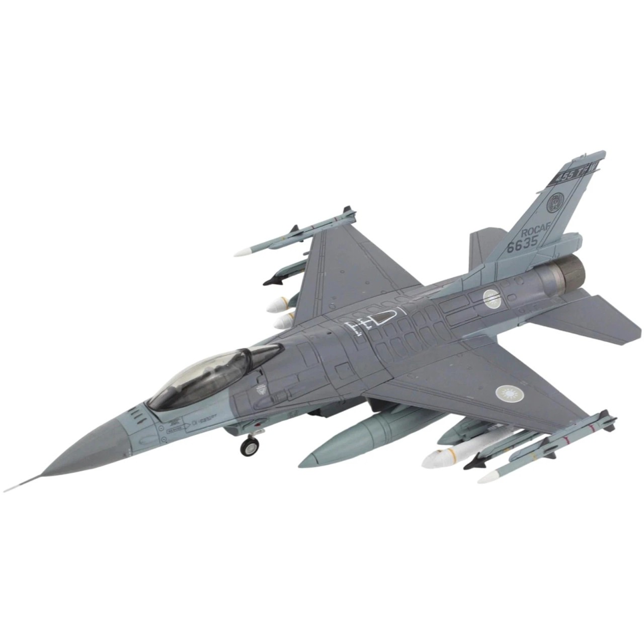 F-16A Fighting Falcon 6635, 22 TFG/455 TFW, ROCAF (w/10 x MK.20 cluster bombs)