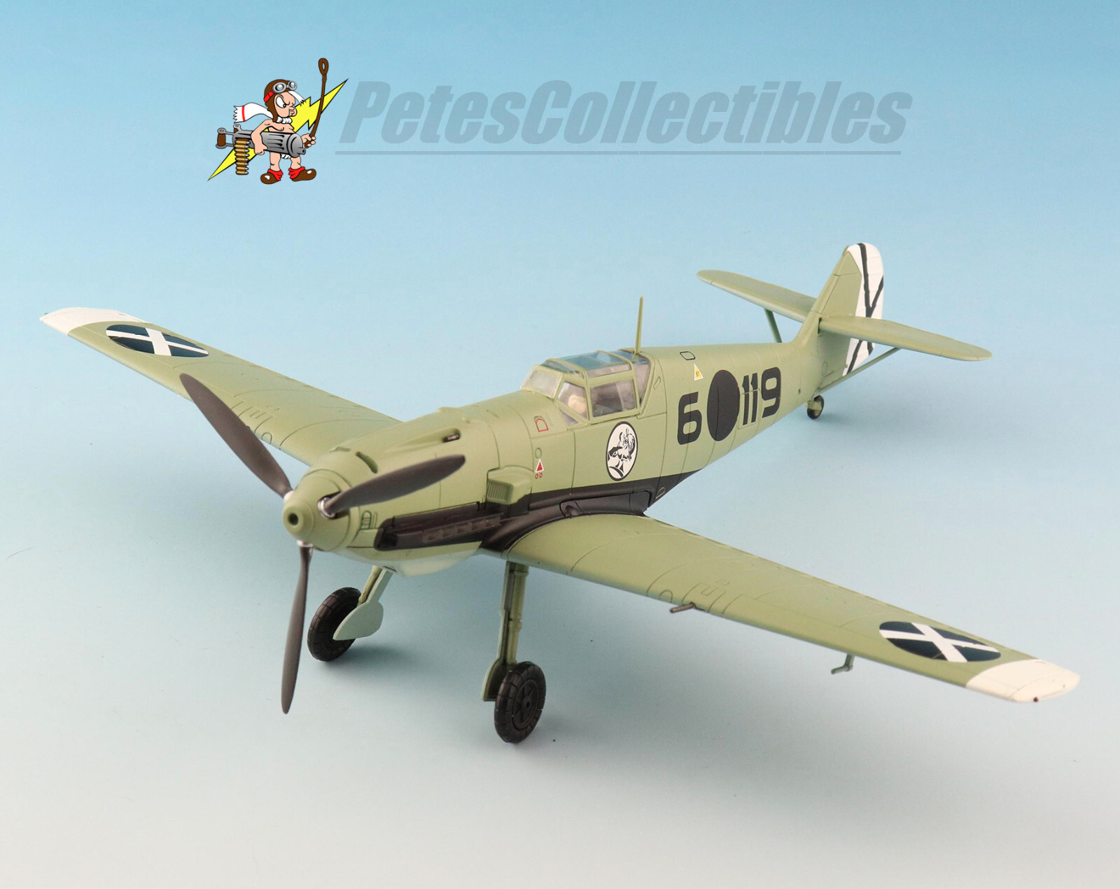 Hobby Master HA8718 Messerschmitt BF 109E-3 Spanish Civil War Siebelt Reents