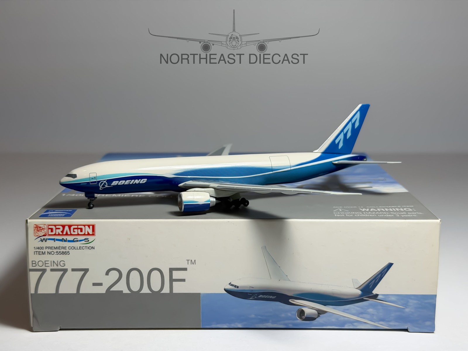 Boeing House Cargo Boeing 777F 1:400 Dragon Wings (55865)