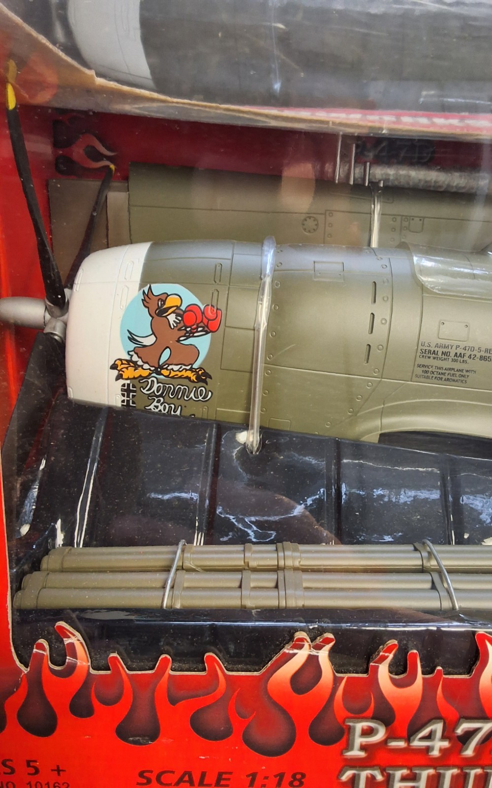 Motorworks P-47D Thunderbolt Razor-Back 1:18 Scale Airplane Unopened