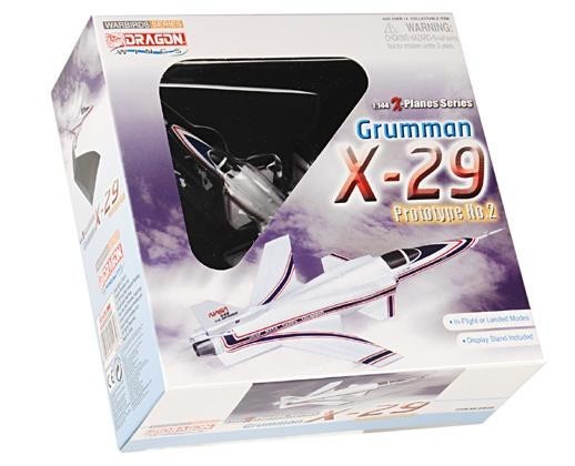 Grumman X-29 Prototype NASA 049 U.S. Air Force 1/144 Model by Dragon