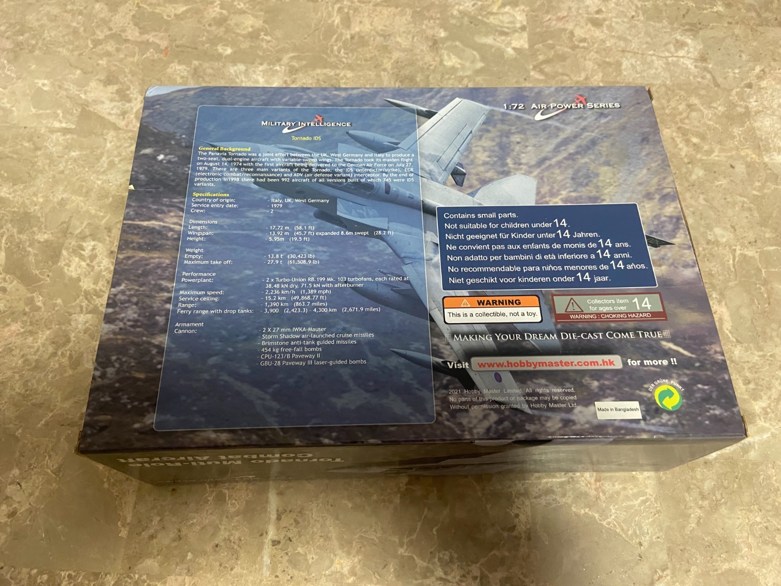 1/72 Hobby Master Tornado IDS, Germany 1990’s, item # HA6706, Brand new in box!!