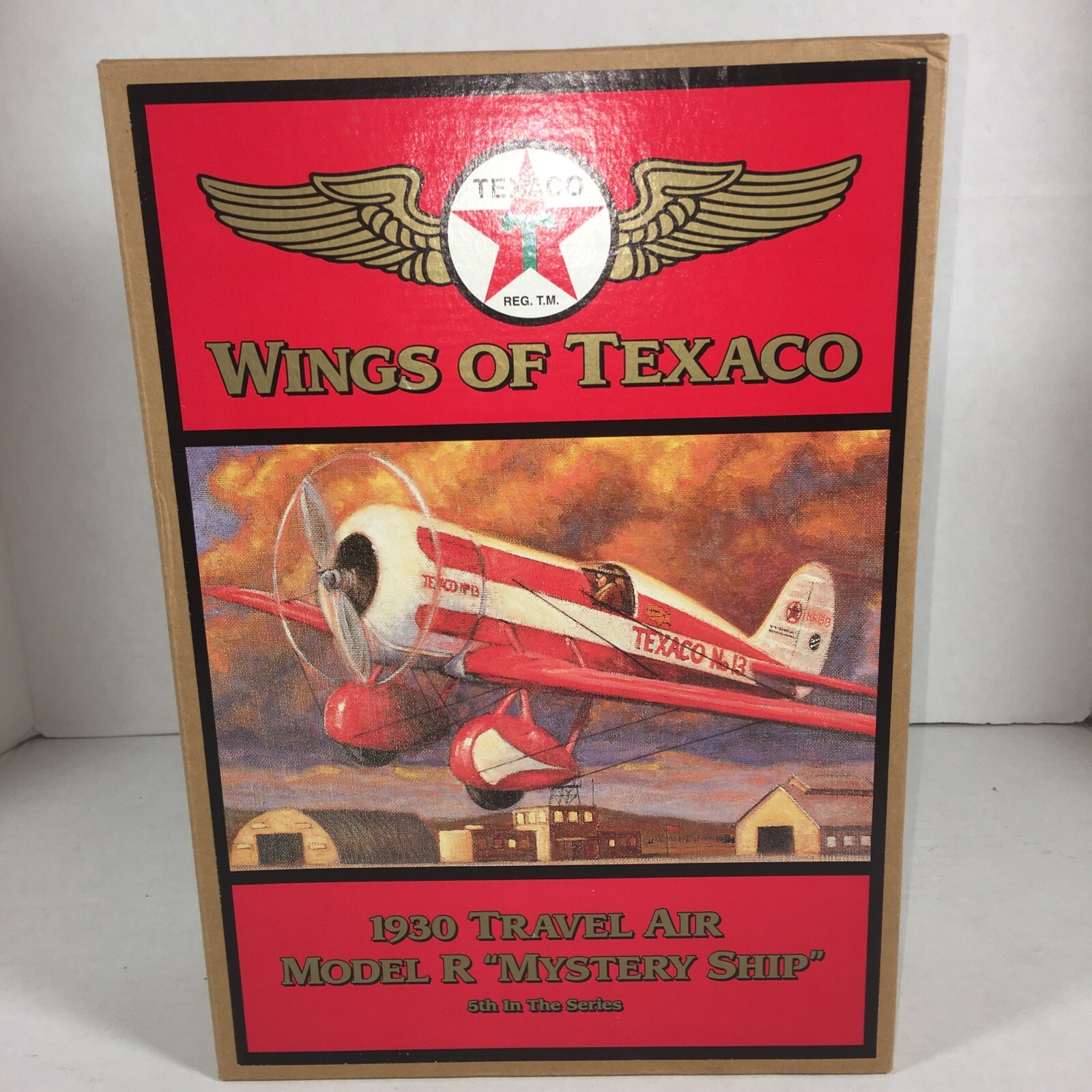WINGS OF TEXACO 1930 Travel Air Model R Mystery Ship Airplane Bank 