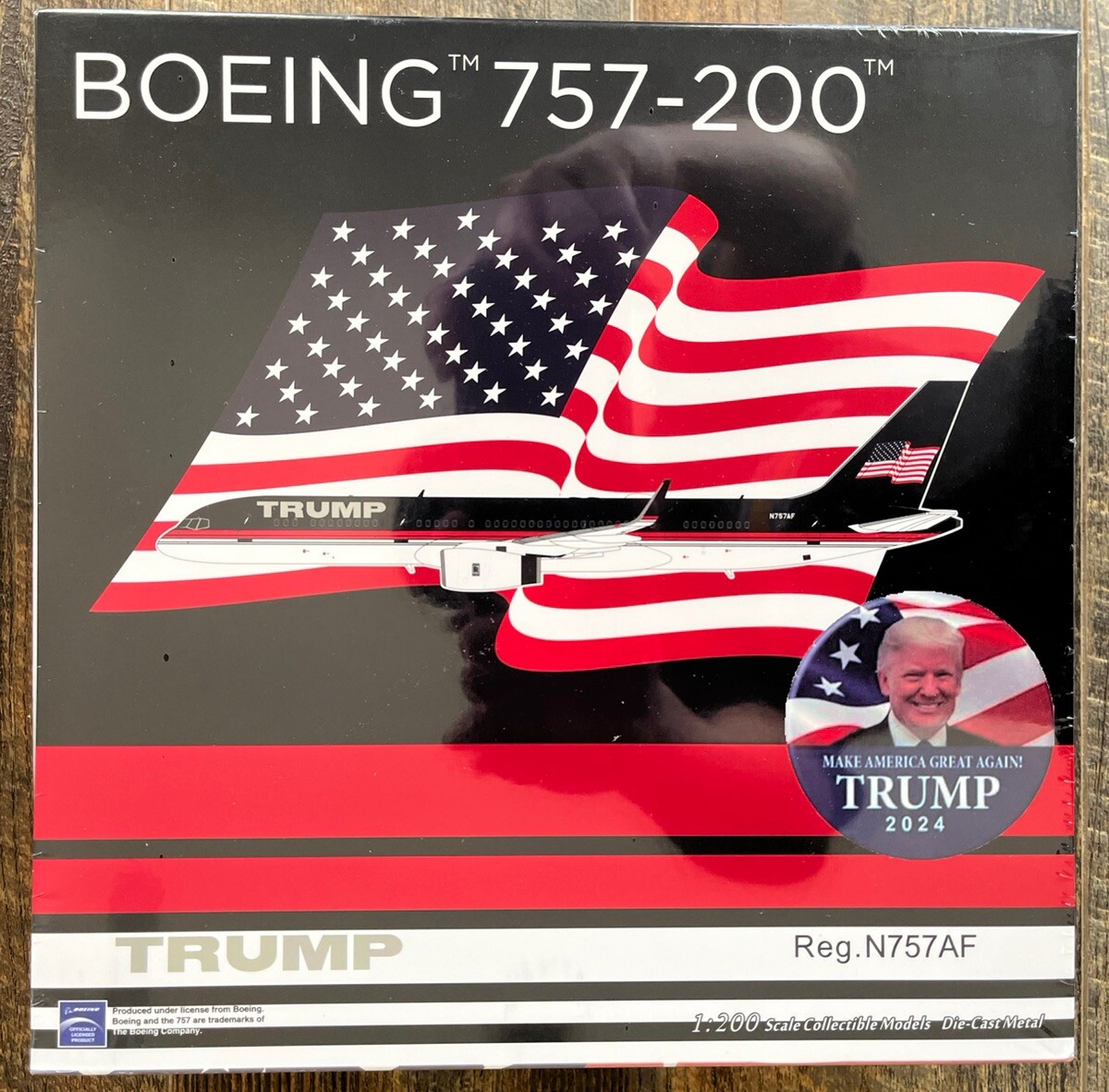 NEW NG NEXT GENERATION MODEL 1:200 scale BOEING 757-200 “TRUMP” LIVERY N757AF!!!