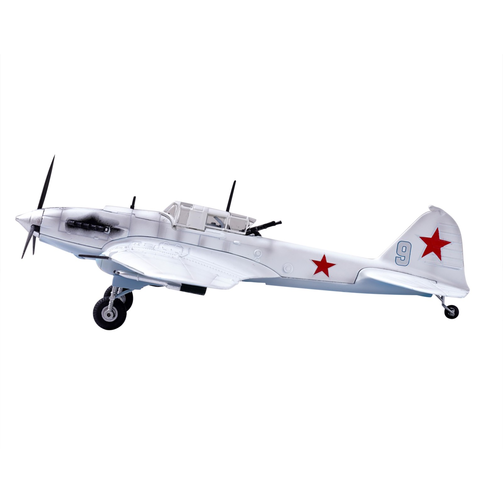 Ilyushin IL-2 Aircraft Model 1:72 Scale Diecast Metal Display Stand Included