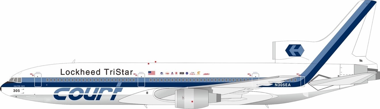 Lockheed (Court Line) / L-1011 / N305EA / IF1011EA0124P / 1:200 *PRE-ORDER*