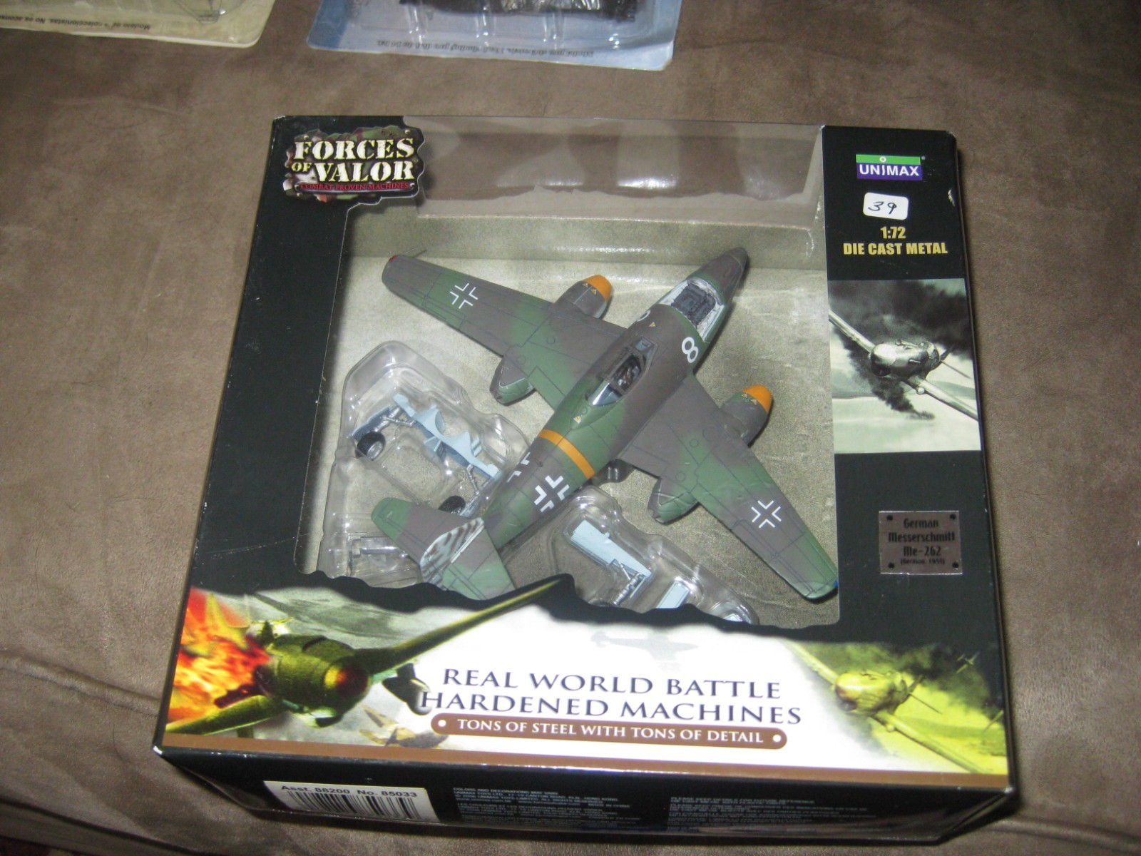 Forces Of Valor German Messerschmitt ME-262 WWII Diecast Plane 1:72 NIB Unimax