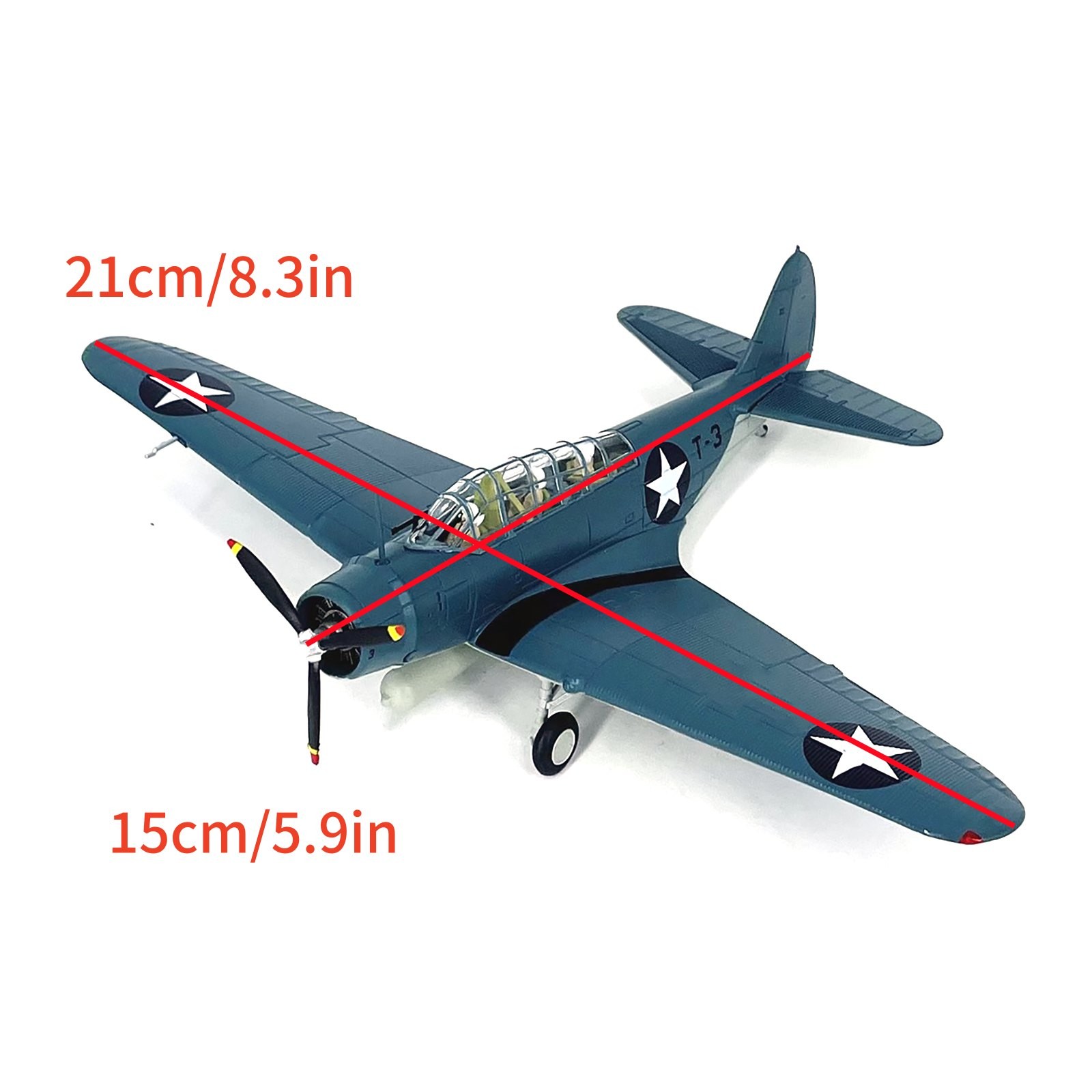 1/72 Scale Diecast Alloy WWII TBD Devastator Bomber Finished Model