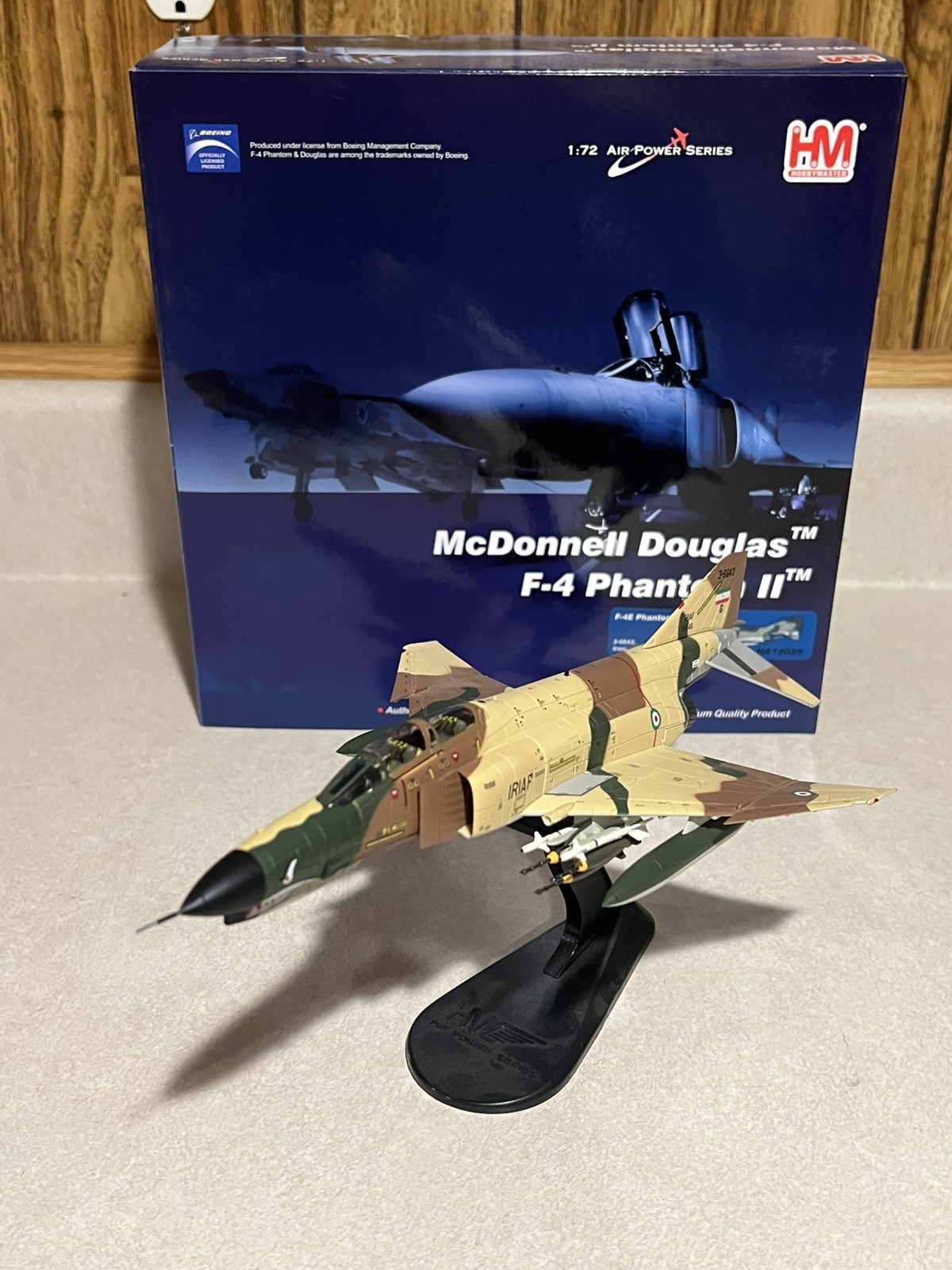 Hobby Master 1/72 F-4E Phantom II IRIAF 61st TFS , #3-6643, Iran, 2010 HA19025