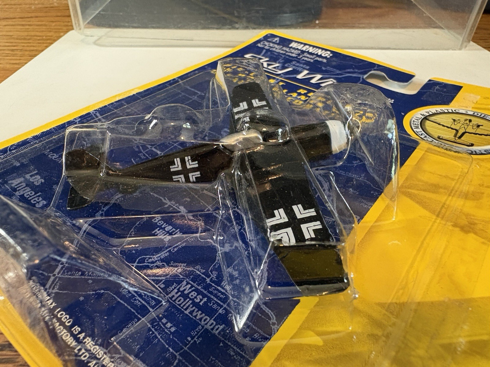 IN AIR DIECAST FLYERS CURTISS JENNY BI-PLANE+SKY WINGS WW II PLANE NIP L-SW