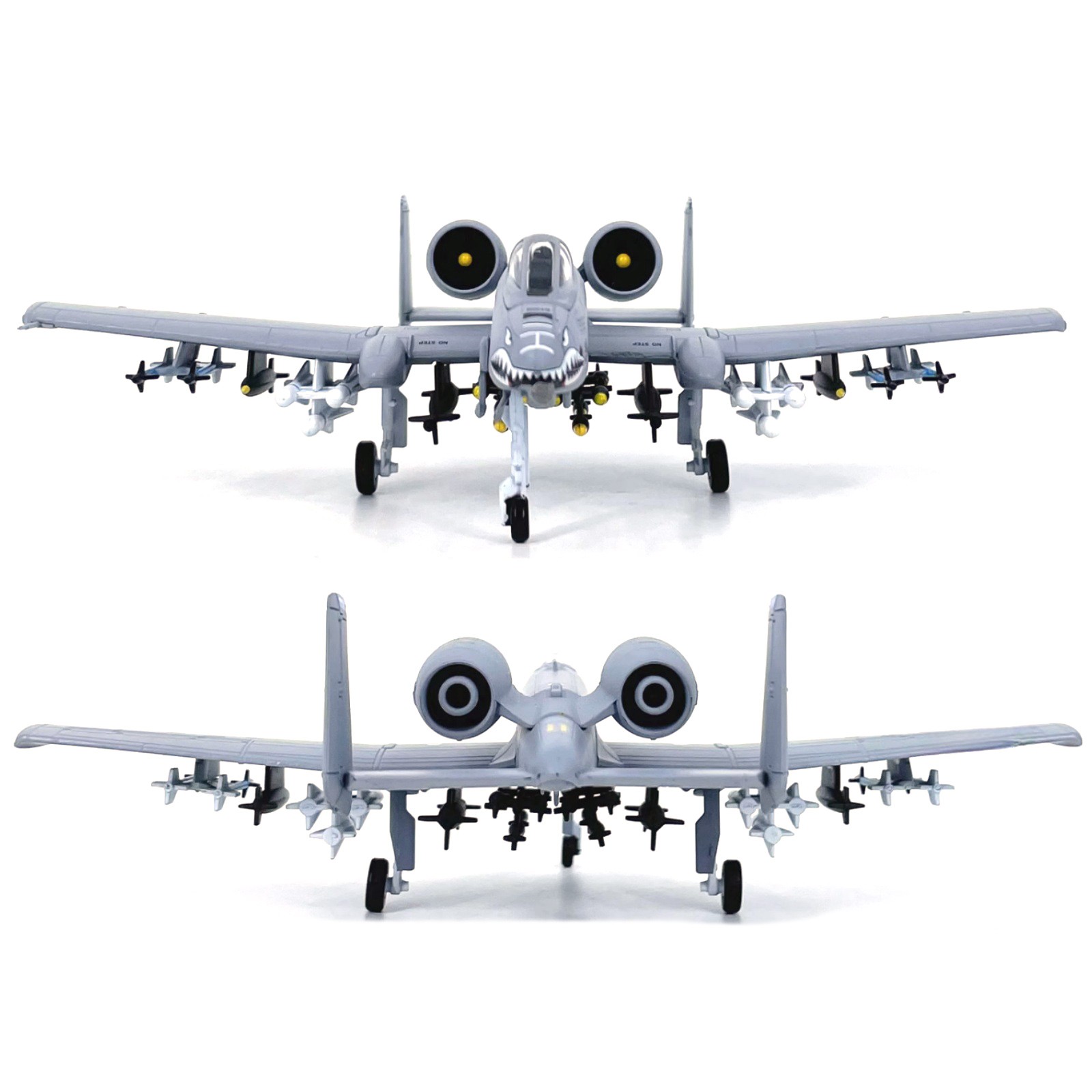 6.5in 1/100 Scale US A-10A Attack Plane Model Military Aircraft Decoration