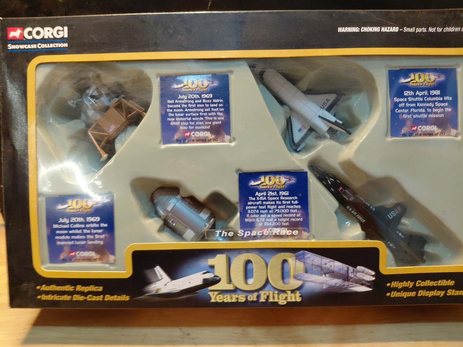 Great Condition Corgi 100 Years of Flight Space Race Nasa Set New