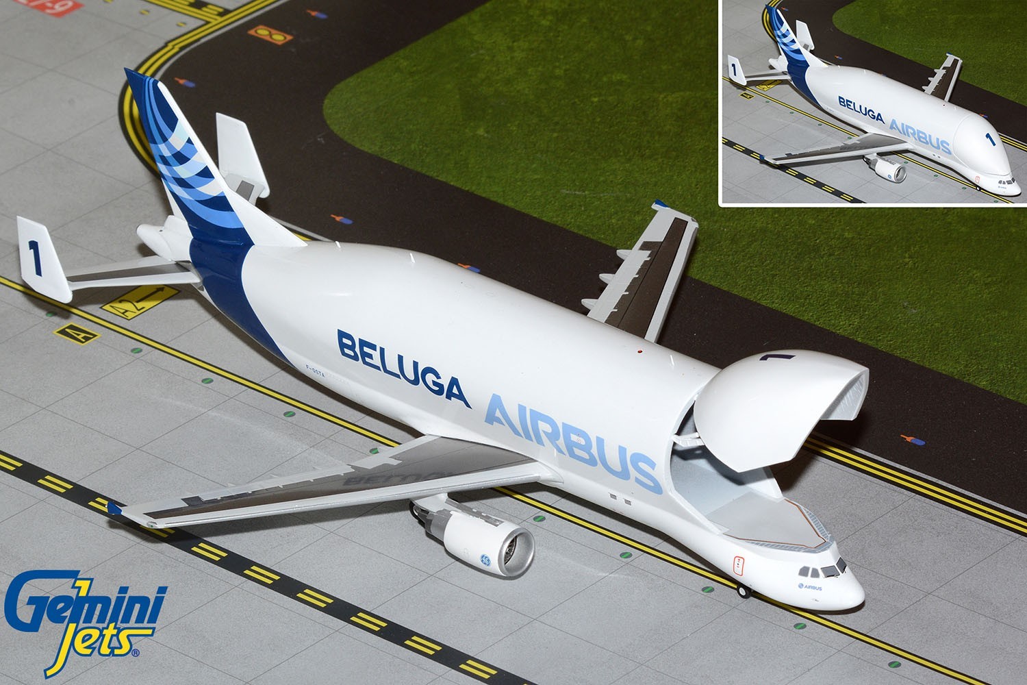 Airbus A300-600ST F-GSTA Beluga #1 GeminiJets G2AIR1320 Scale 1:200