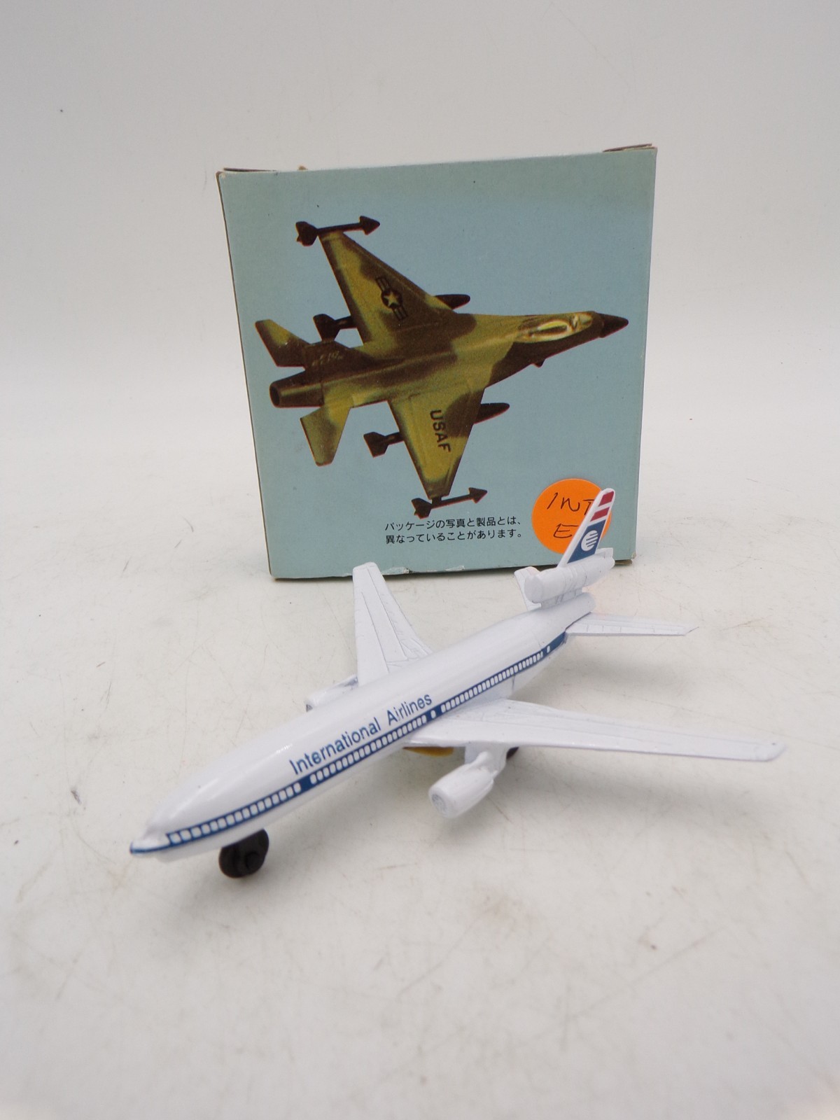 90’s Super Dyna Flites Diecast MD DC-10 International Airlines MIB Zee Zylmex