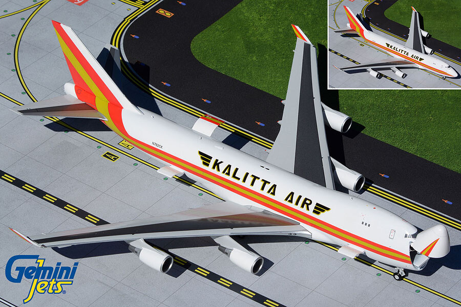 GEMINI JETS KALITTA AIR B747-400ERF INTERACTIVE 1:200 G2CKS928 IN STOCK