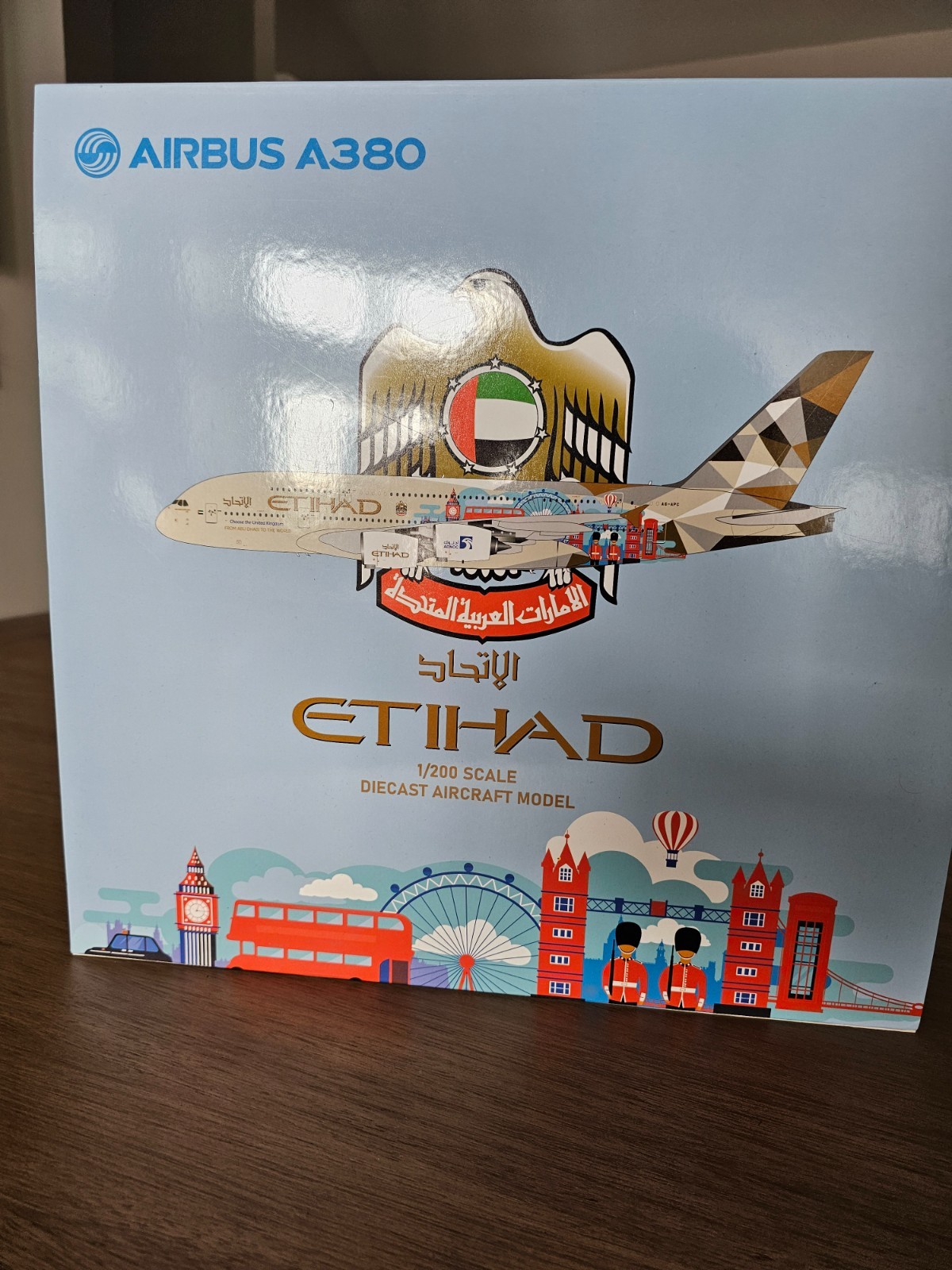 JC Wings Etihad Airways Airbus A380 “Choose The United Kingdom” A6-APE