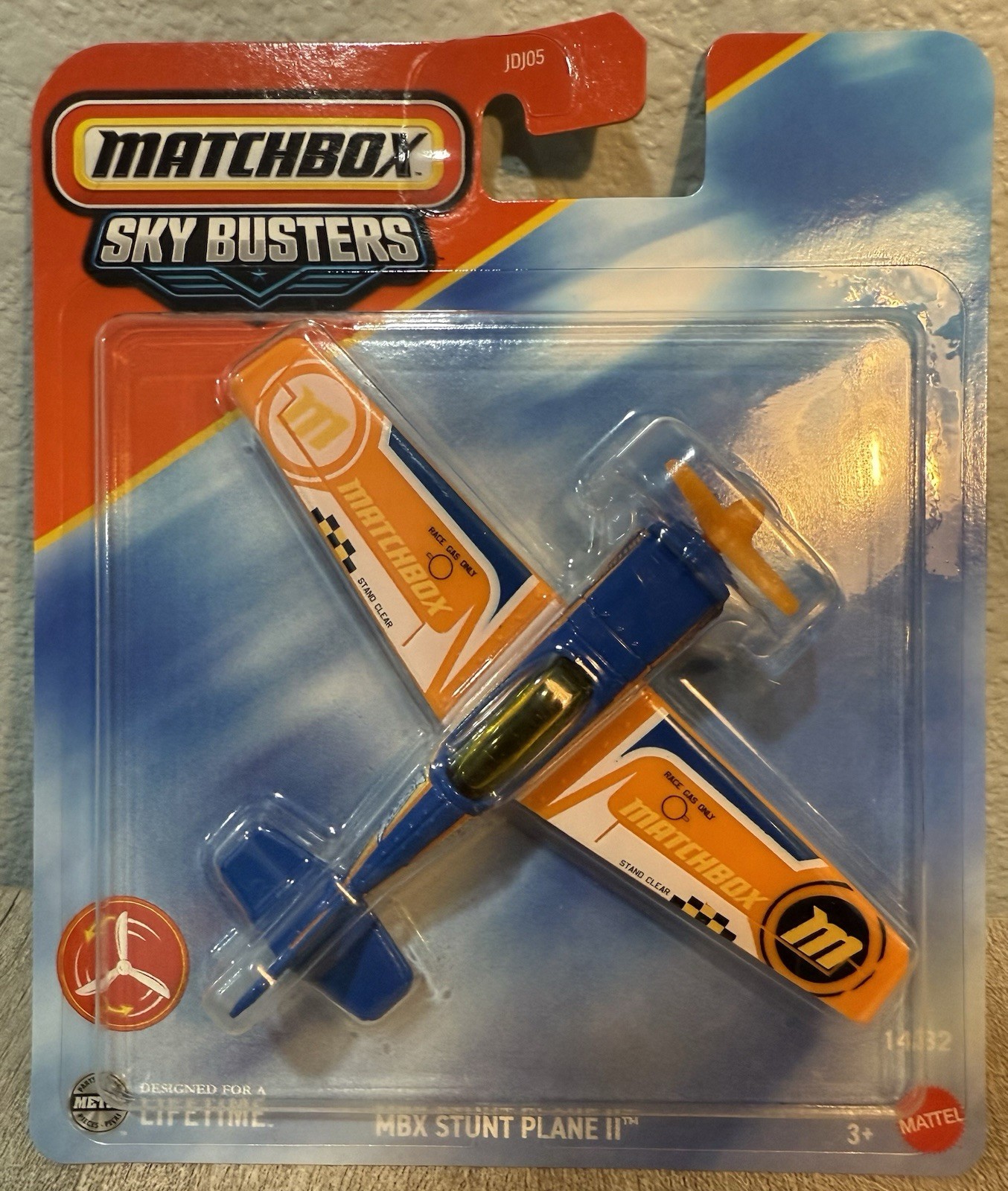 Matchbox Sky Busters MBX STUNT PLANE II 14/32 Super CHASE Logo On Right Wing NEW