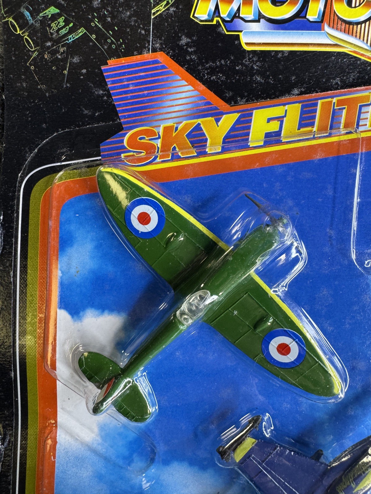 Vintage Motor Max Sky Flites Sets (2) Die Cast Military Aircraft Sets 10 Planes