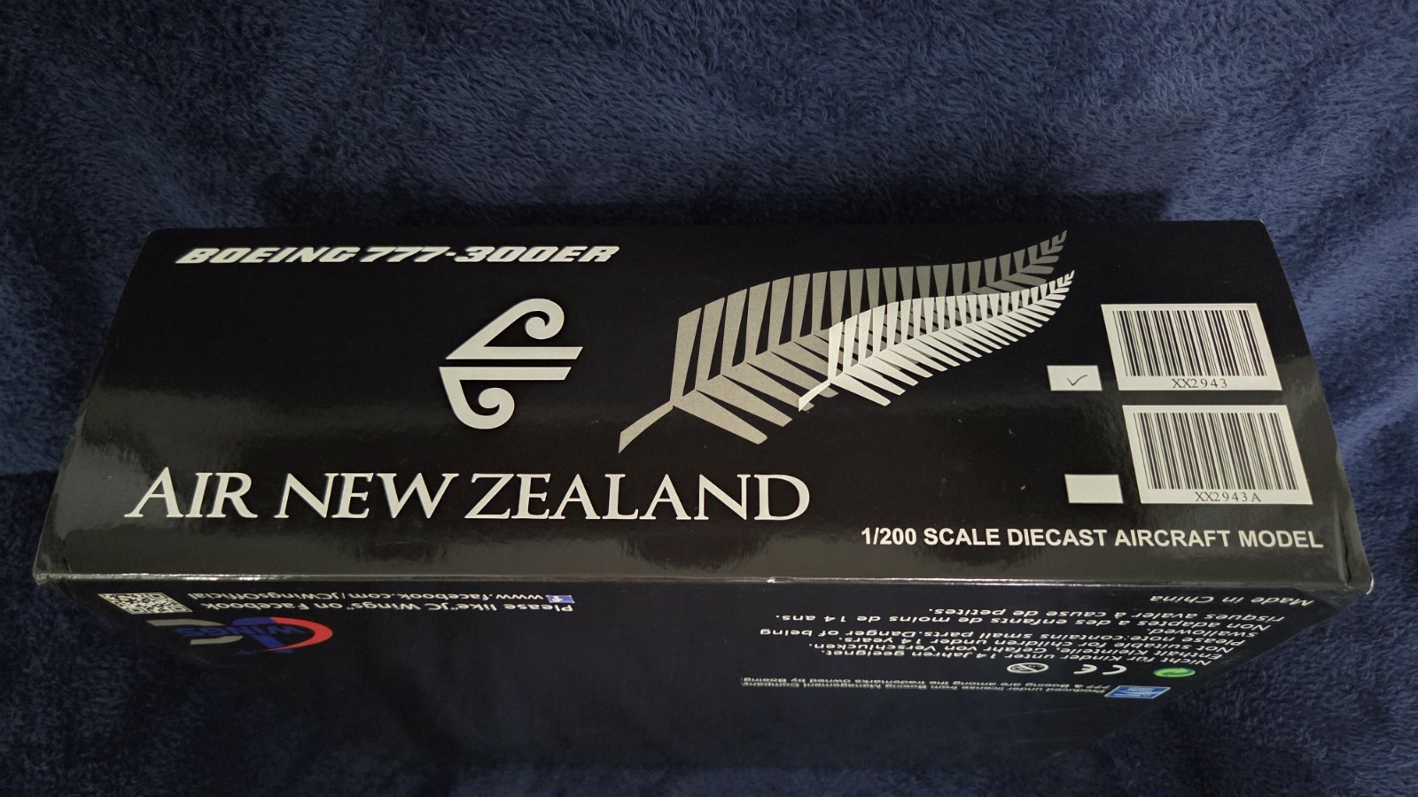 JC Wings 1:200 Air New Zealand Boeing 777-300ER “All Blacks” ZK-OKQ
