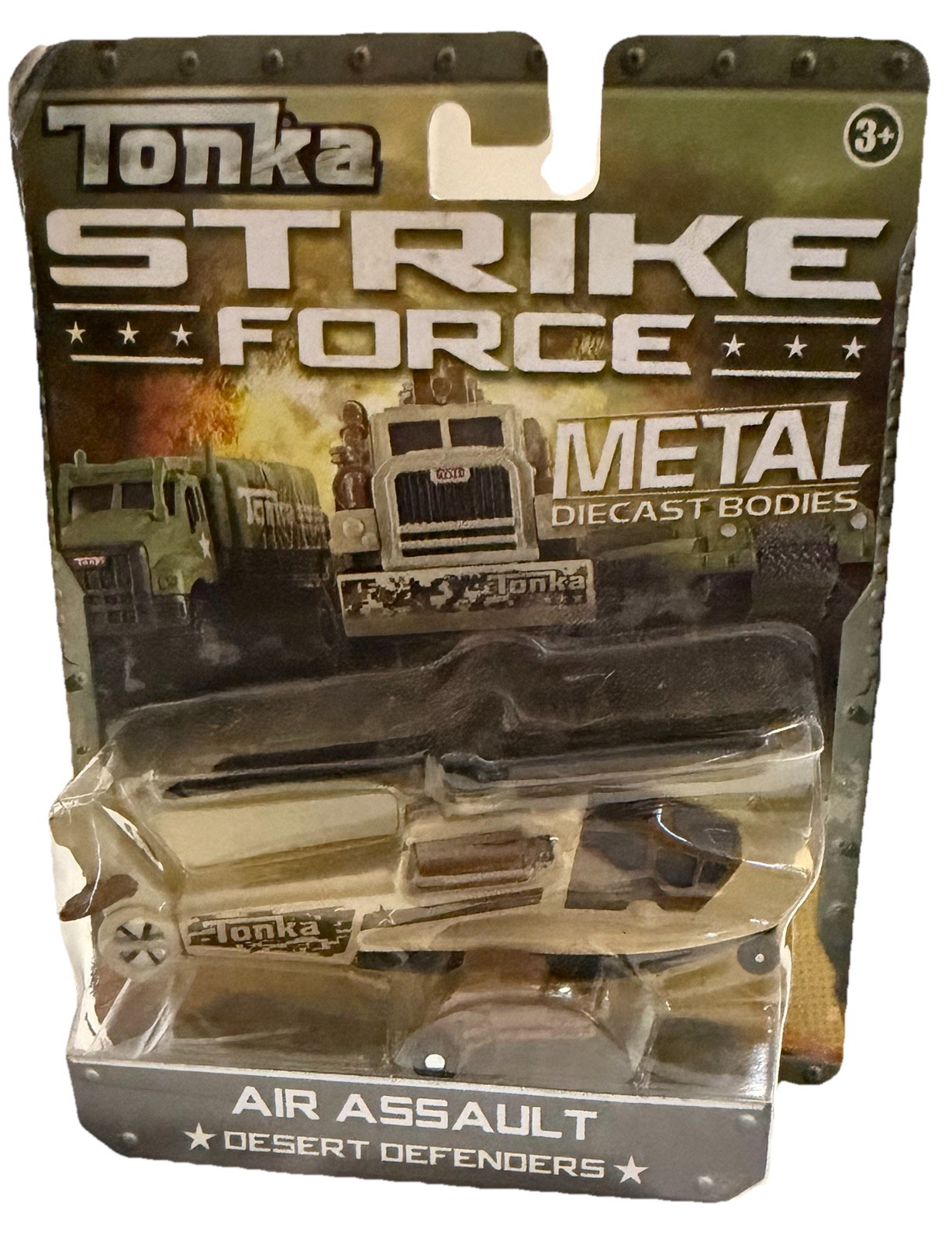 Tonka Strike Force Air Assault Helicopter Diecast Military Toy NIP Sealed