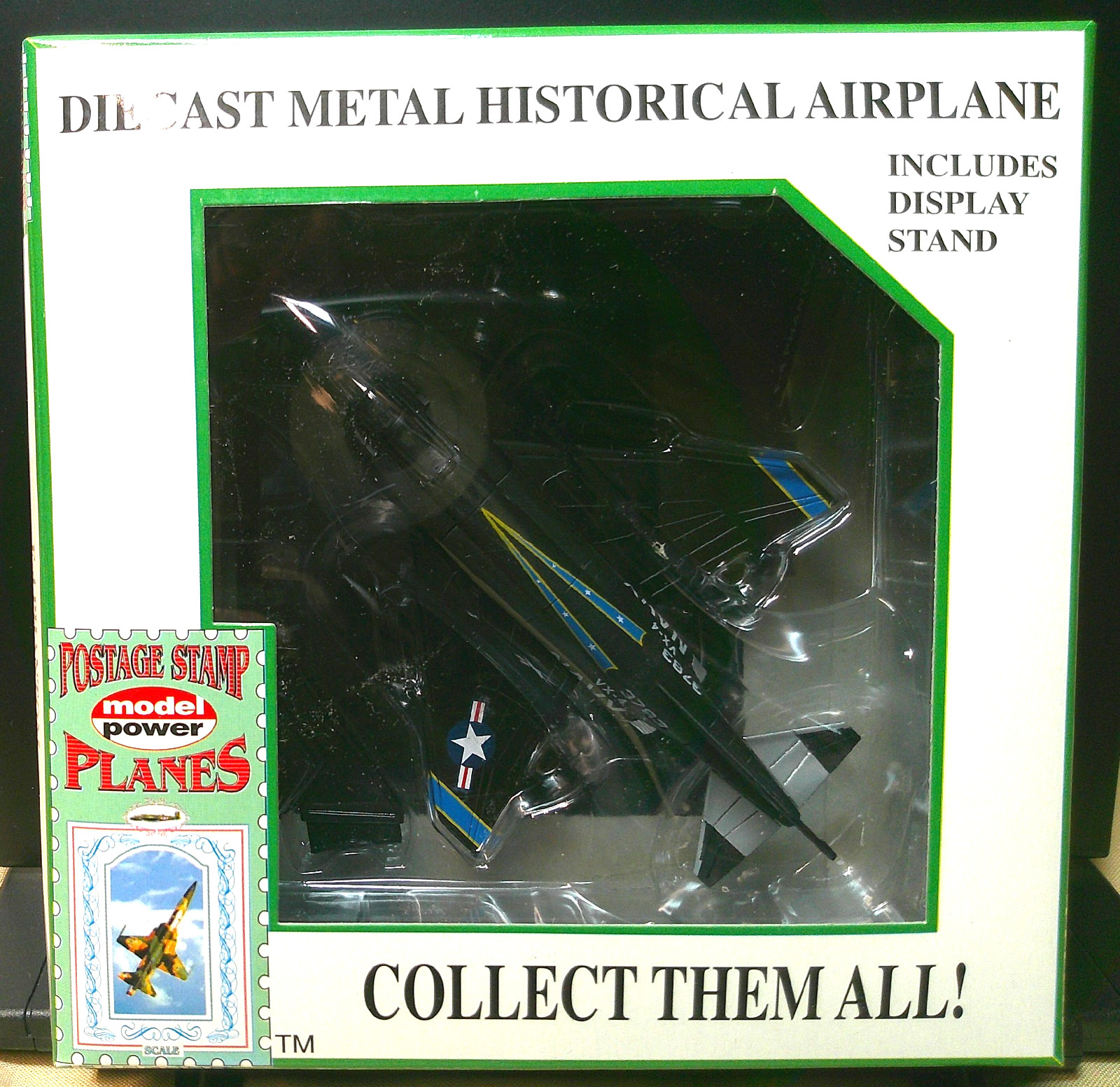 Model Power Postage Stamp Planes Series B 5384-2 F-4 Phantom II Black Bunny