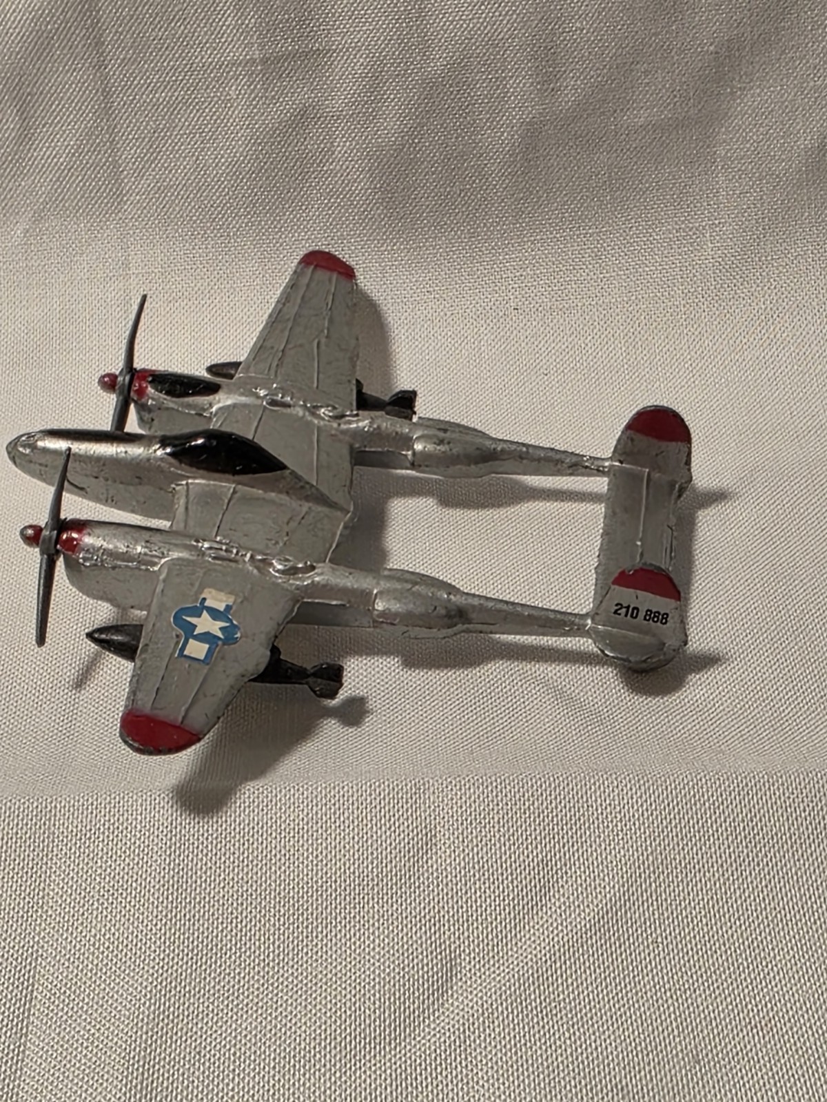 Vintage Dyna Flites P-38 Lightning WW2 Plane A109 TMLM