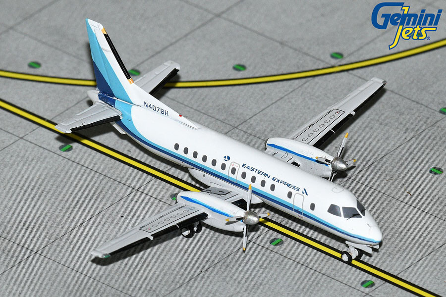 GeminiJets 1:400 Eastern Express Saab 340A N407BH GJEAL1251 IN STOCK