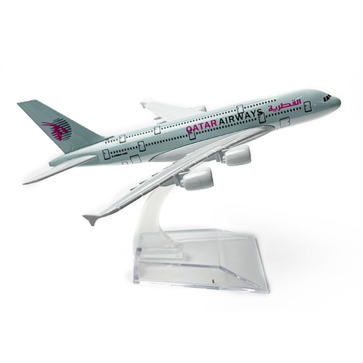 1:400 16cm A380 Qatar Airways Plane Metal Airplane Plane Model Colllection a