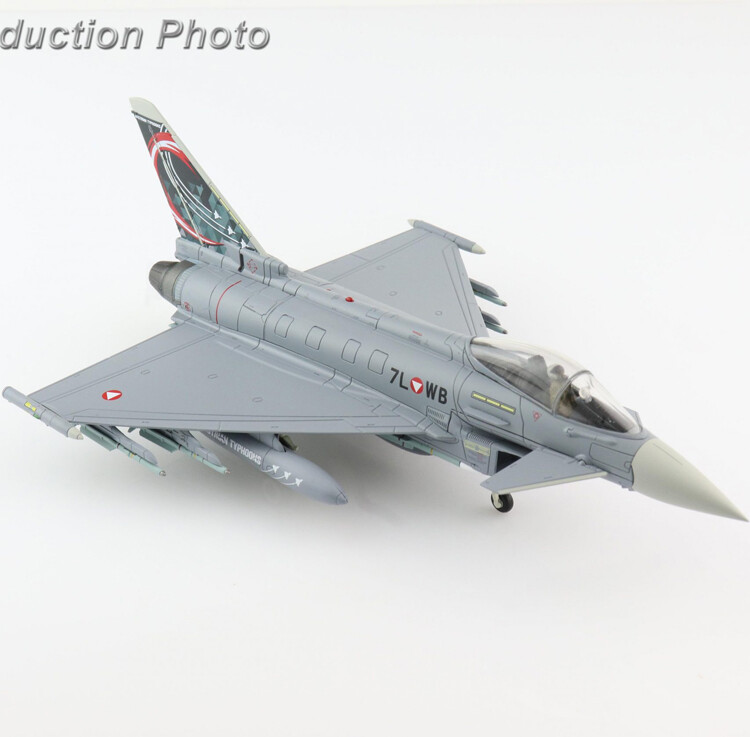 1:72 HM Eurofighter Typhoon 7L-WB Austrian Air Force 2019 Fighter Diecast Model