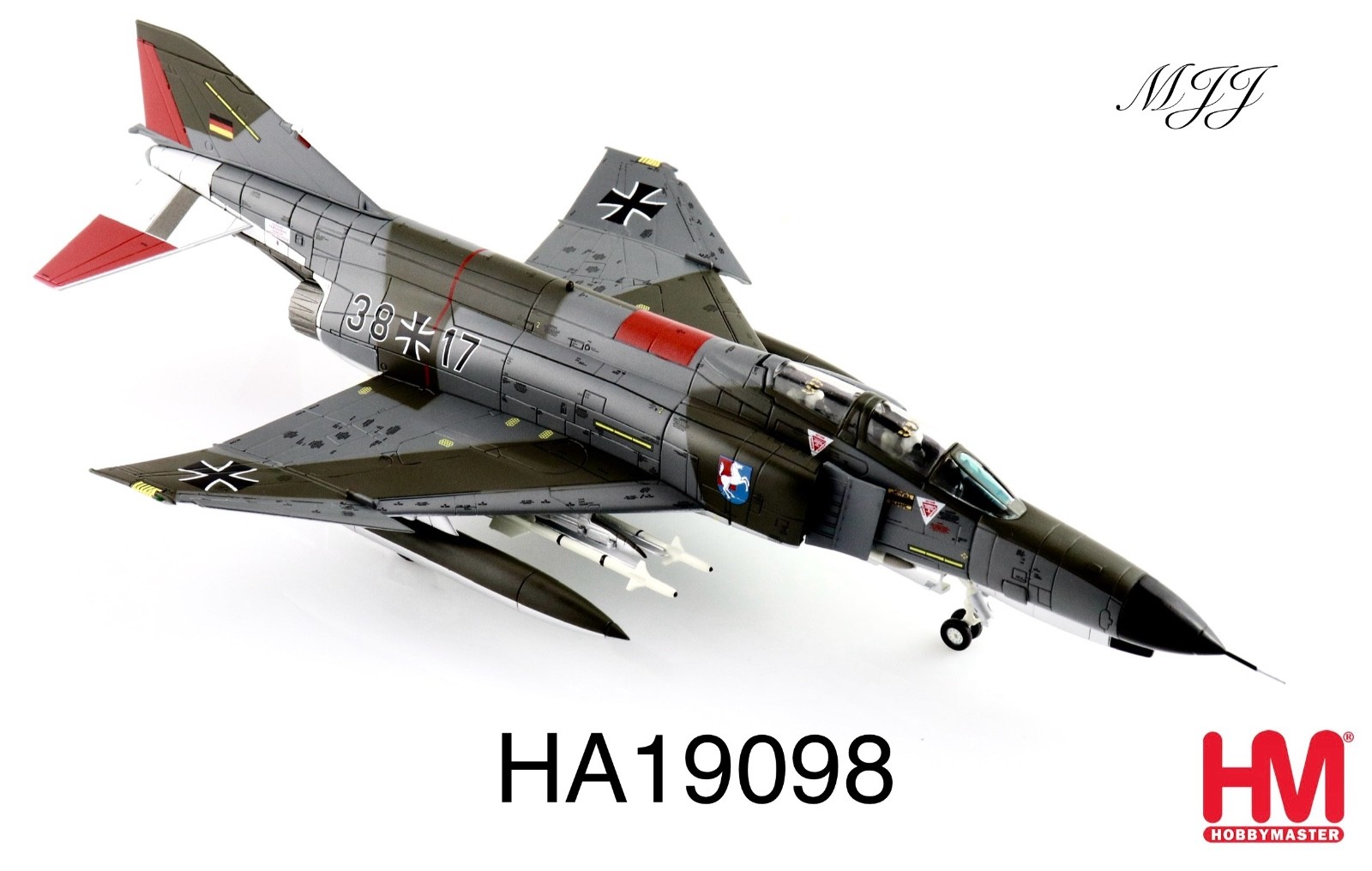 Hobby Master 1:72 HA19098 F-4F Phantom II 38+17, JaboG “Westfalen”, 1981