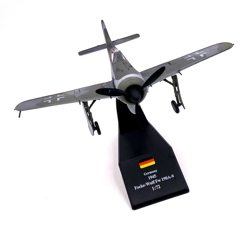 Wltk German Luftwaffe Focke-Wulf FW190A-8 Shrike Fighter 1/72 Diecast Model Toy