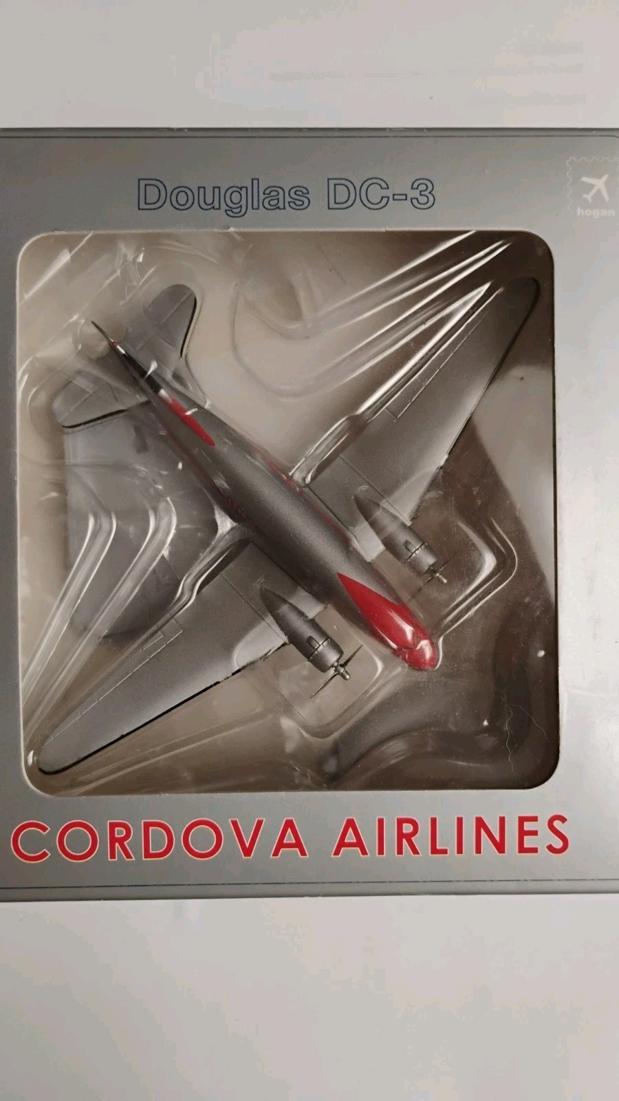 Die Cast Model Hogan 1/200 Scale Douglas Dc-3 Cordova Airlines