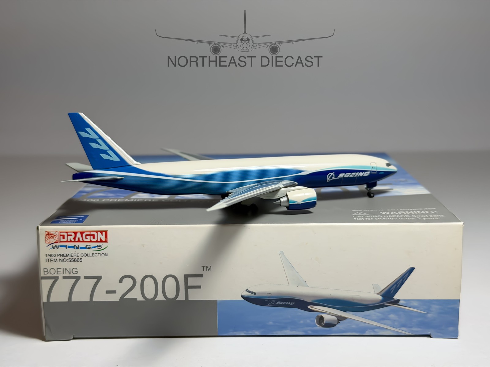 Boeing House Cargo Boeing 777F 1:400 Dragon Wings (55865)