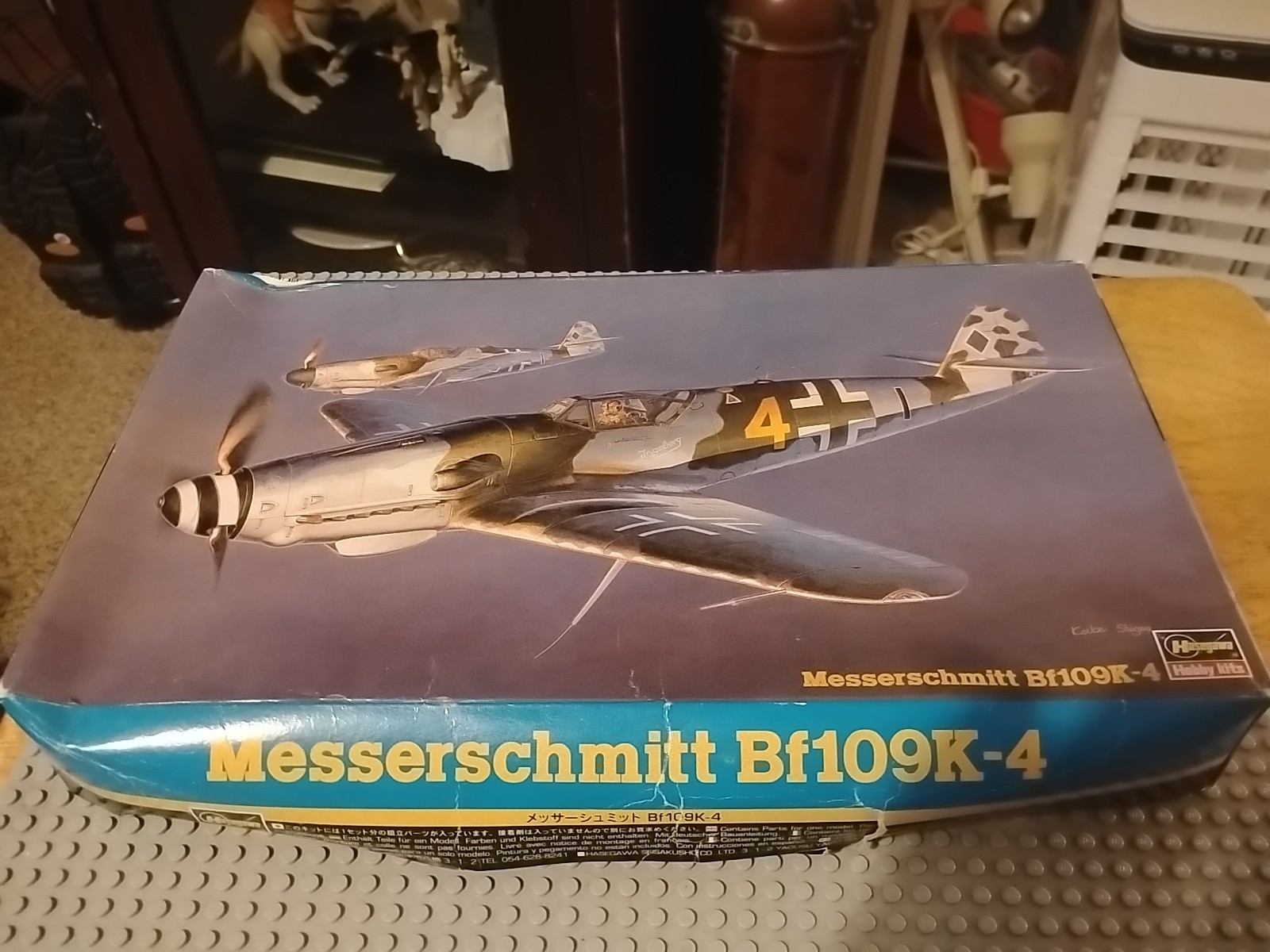 1:48 Hasegawa Messerschmitt Bf109K-4 Luftwaffe Fighter (Open Box ) Parts Sealed