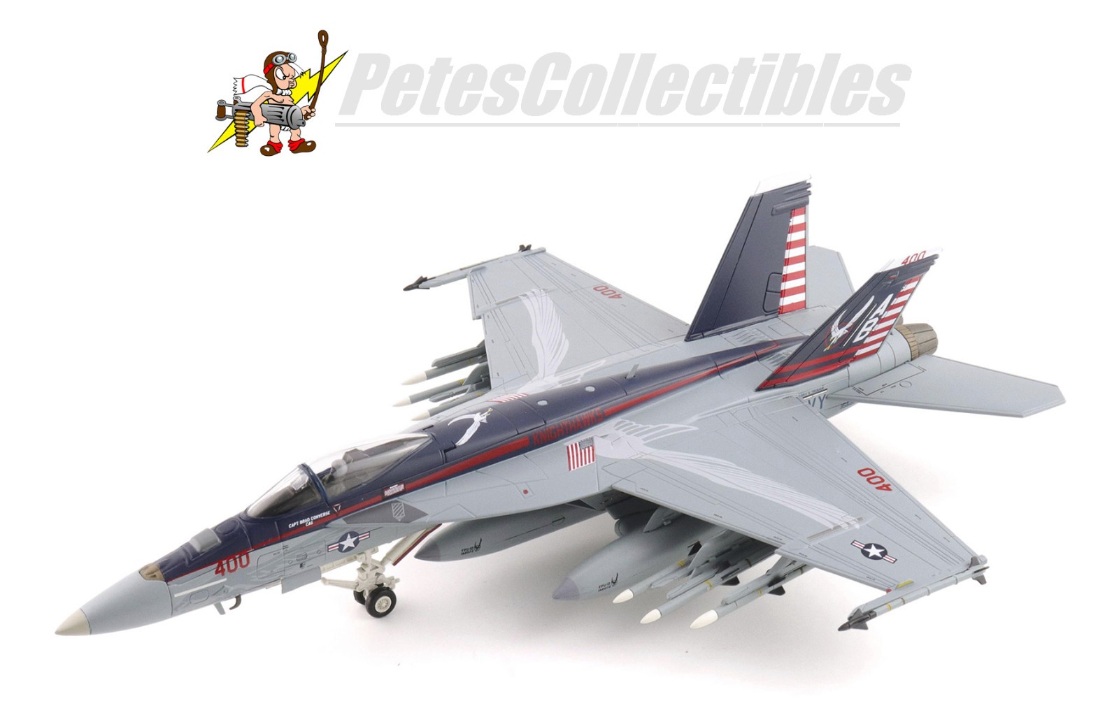 Hobby Master HA5143 F/A-18E Super Hornet VFA-136 Knighthawks USS Truman 1:72nd