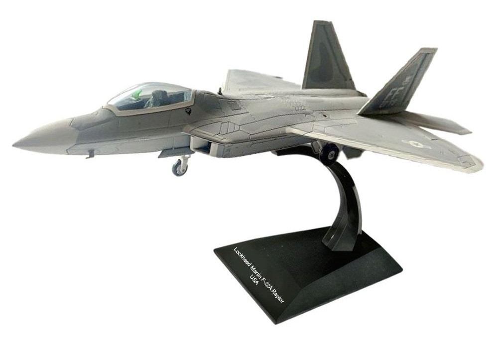 Militaria Diecast 1:72 USAF Lockheed-Martin F-22 Air Dominance Fighter, MD242205