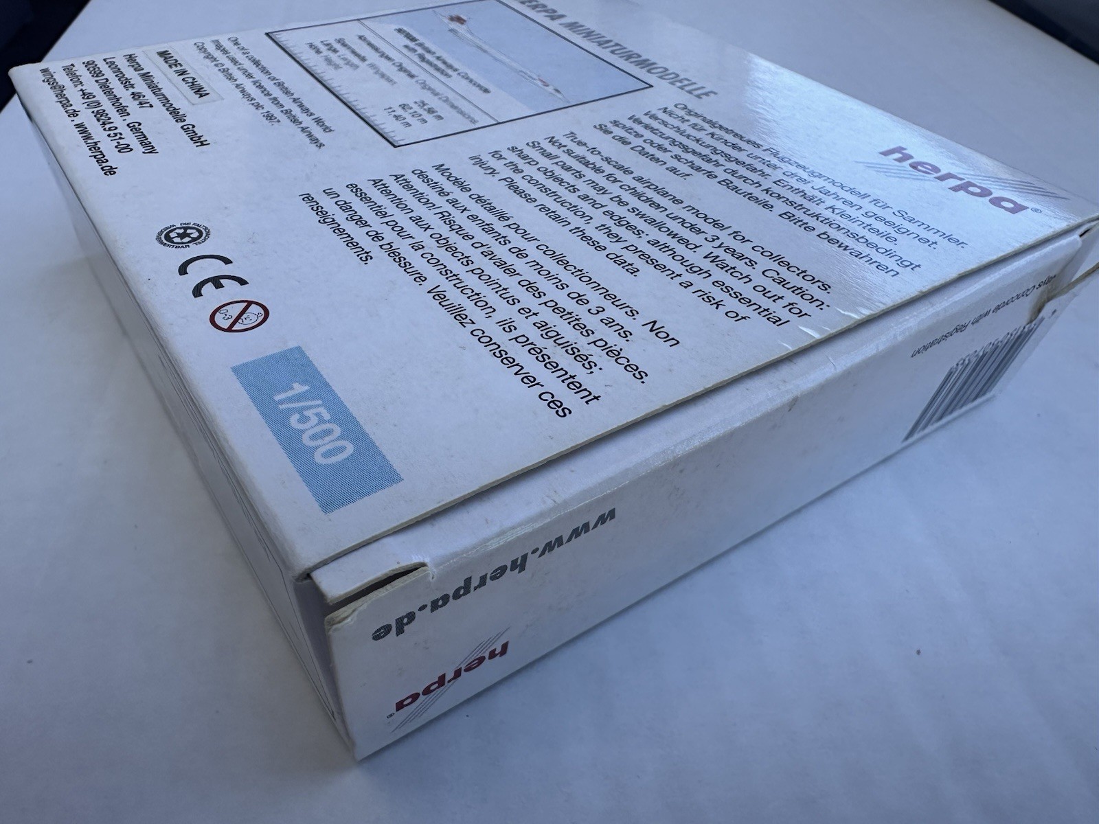 Herpa British Airways Concorde 507035 ~ 1/500 Scale