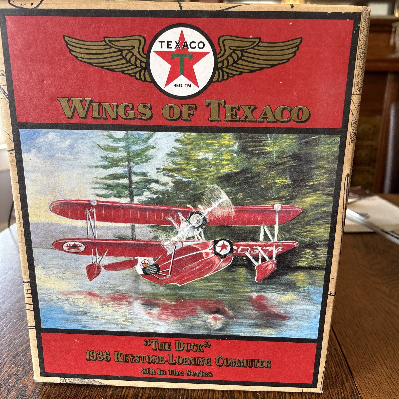 Wings Of Texaco 8” Plane 1936 Keystone Loening Commuter The Duck Series New