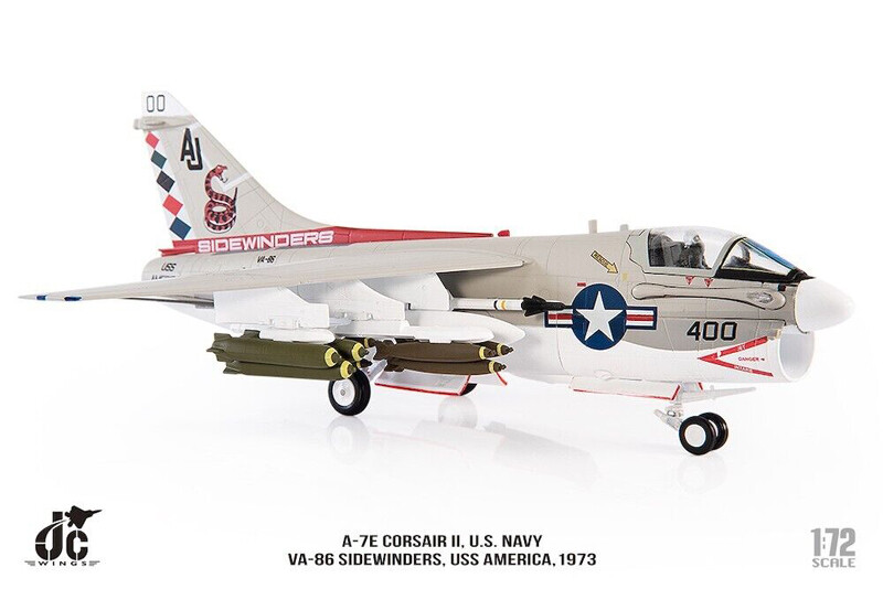 1:72 JC Wing A-7E CORSAIR II.US.NAVYVA-86 USS AMERICA.1973 Fighter Diecast Model