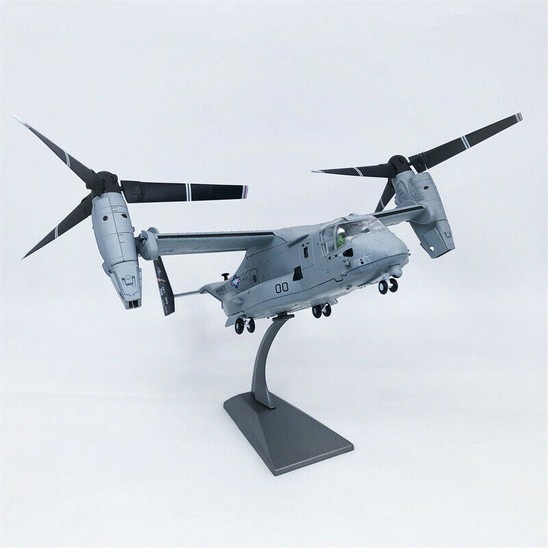 Wltk 1/72 USMC MV-22 Osprey Tiltrotor Diecast Model Blue Knights 9.5″ New
