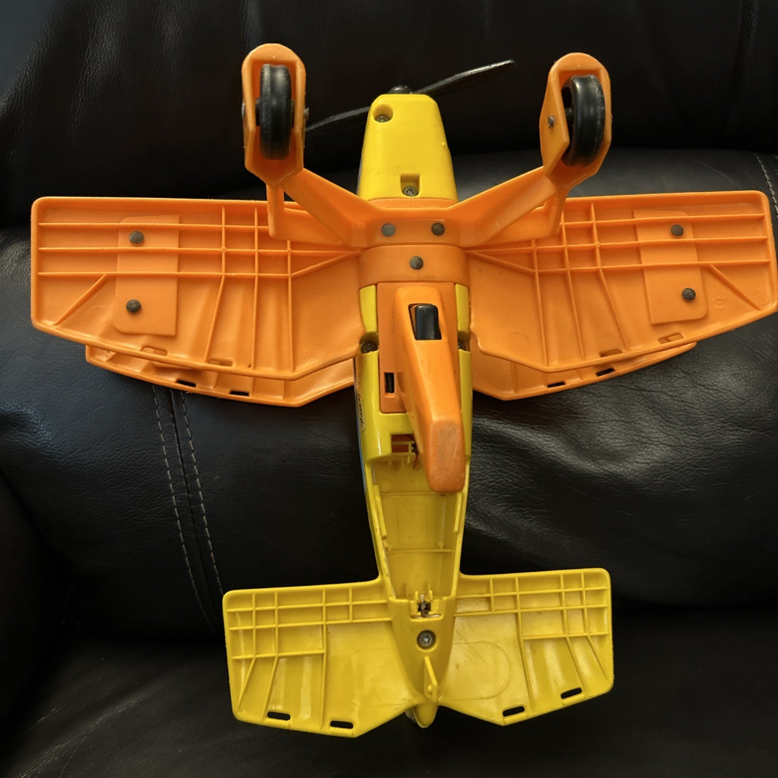 1982 Tonka Fall Guy Stunt Airplane Most Decals No Battery Cover Non Working