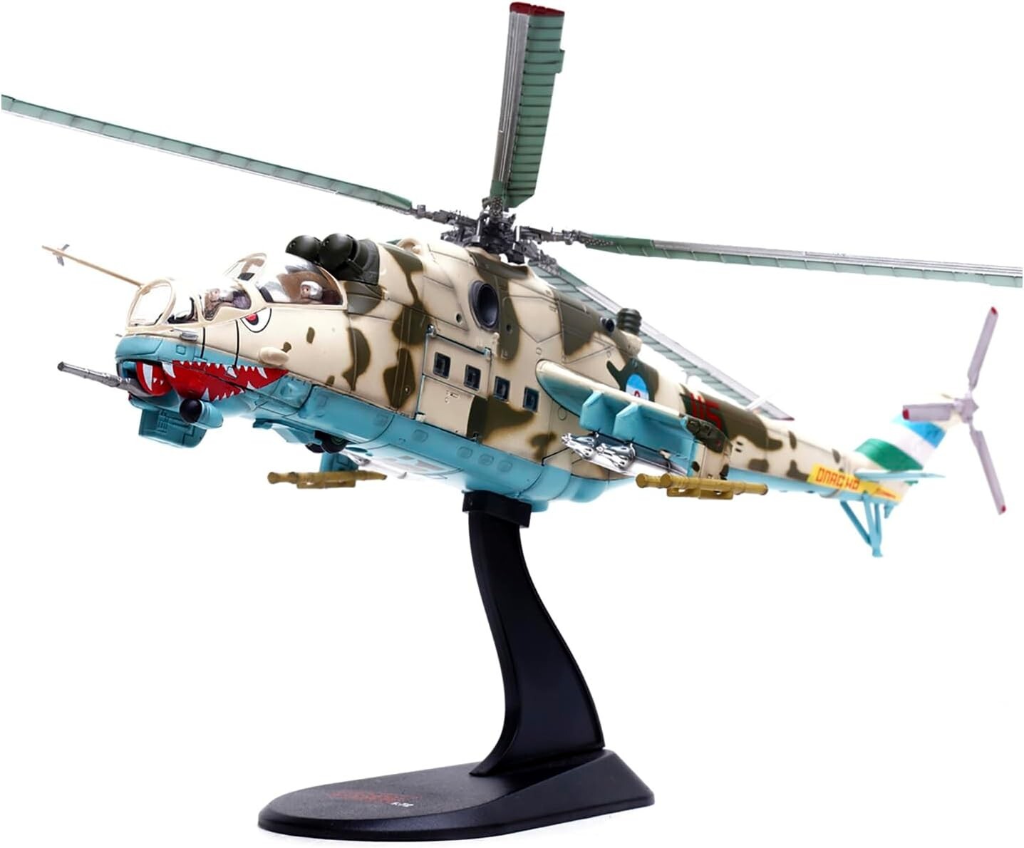 MI-24 Mi-24V Hind Attack Helicopter Gunship – Azerbaijan – 1/72 Scale Model